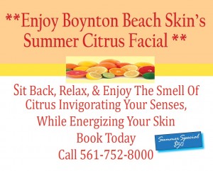 Boynton Beach Skin’s Summer Citrus Facial